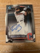 Dean Curley 2025 Bowman Chrome Draft #CPA-DC Auto 1st RC