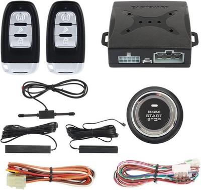EASYGUARD EC003 Smart Key PKE Passive Keyless Entry Car Alarm System Push... 