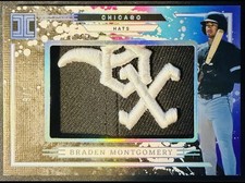 Braden Montgomery 2025 Panini Impeccable Jumbo Patches Hats White Sox Rookie 1/6