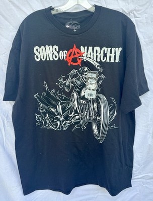 Sons Of Anarchy Biker Graphic T Shirt Reaper Motorcycle NWT Licensed XL