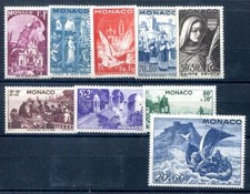 MONACO 1944 288-296 ** MINT IMMACULATE VINTAGE COMPLETE (00032