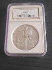 2006 AMERICAN EAGLE SILVER DOLLAR $1 NGC MS70