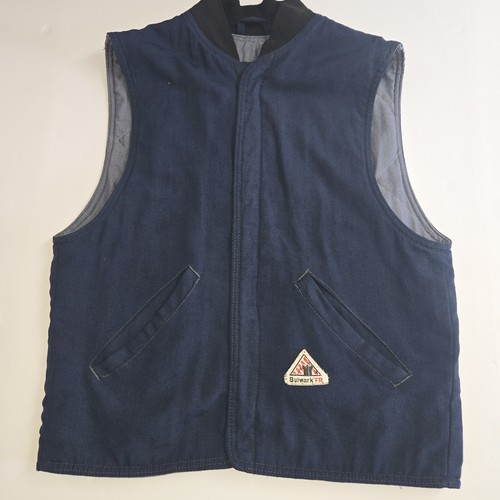Bulwark FR Thermo Weste Herren Gr. M blau feuerhemmend Arbeitskleidung Sicherheitsausrüstung