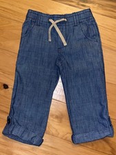 GAP BOYS CHAMBRAY PANTS SIZE 3T EXCELLENT COND LD