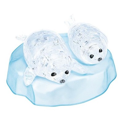 Beverly 3D Crystal Puzzle Baby Robben 41 Teile Puzzle aus Japan 50318