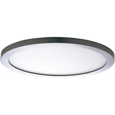 Maxim Lighting 58712WTSN Wafer LED 7 inch Satin Nickel Flush Mount Ceiling Light