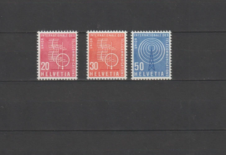 Schweiz-Kompl.-Satz-Ausgabe für die UIT/ITU-Dienstmarken-1960-Postfrisch-TOP