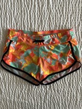 Wonder Nation Athletic Shorts Girl s XXL 18 Orange Green