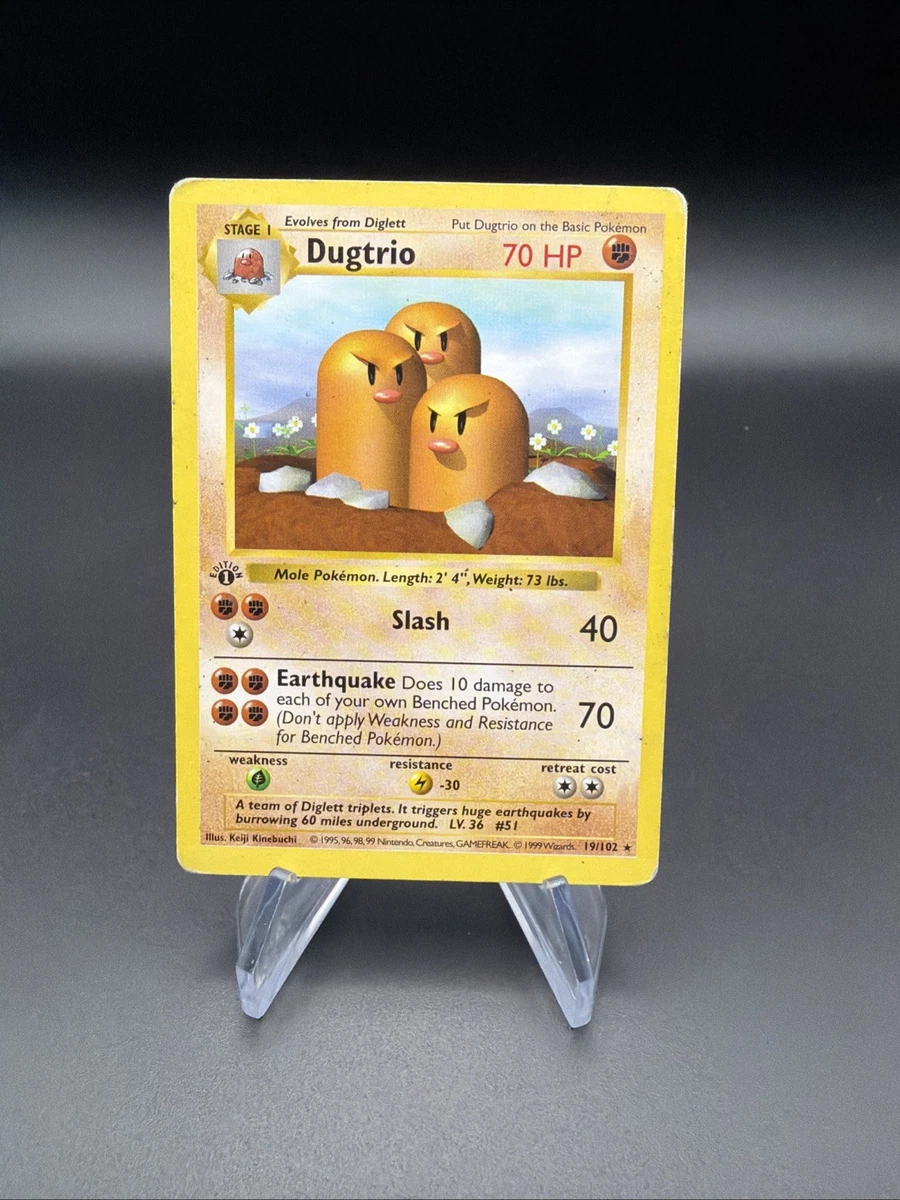 Pokémon TCG Rare Shadowless Individual Collectible Card Game Cards