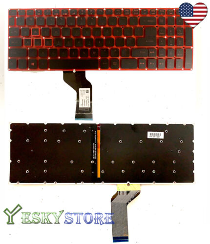 NEW Acer Nitro 5 AN515-41 AN515-42 AN515-51 AN515-52 AN515 Keyboard US Backlit - Picture 1 of 3