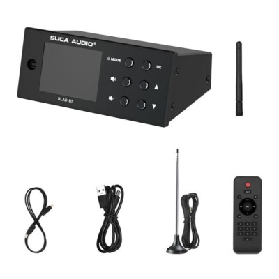 Bluetooth 5.1 Receiver FM Lossless HiFi Audio Amp Decoder for Amplifier Stereo