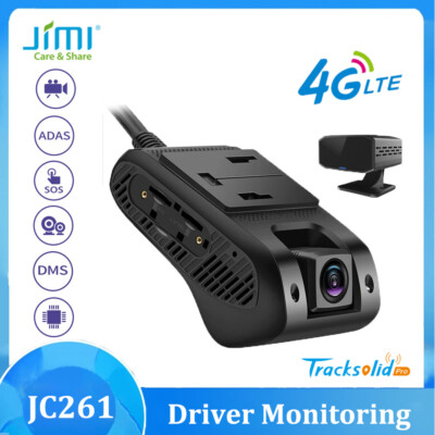 Jimi JC261 4G Vehicle Camera DVR Dash Cam AI DMS Dual Recorder upgrade of JC400