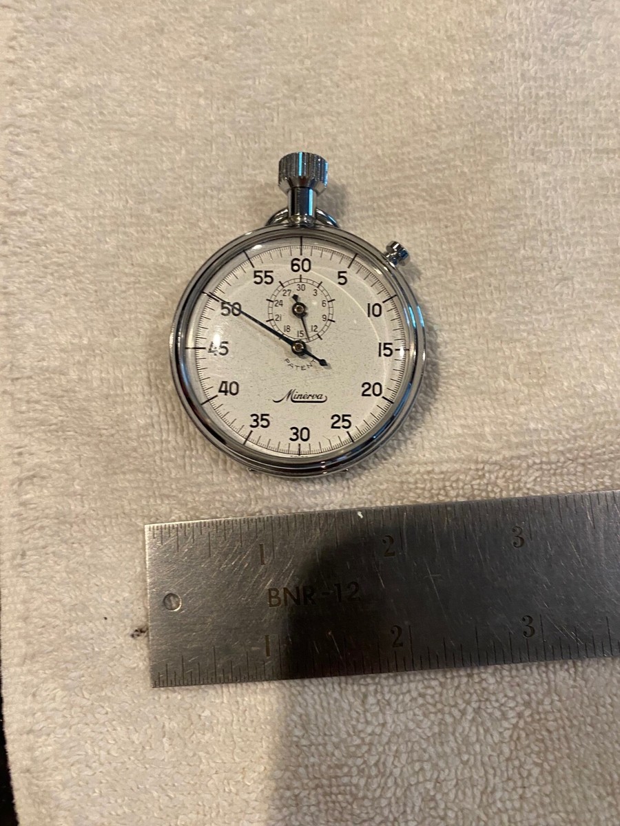 Vintage Minerva Stop Watch | eBay