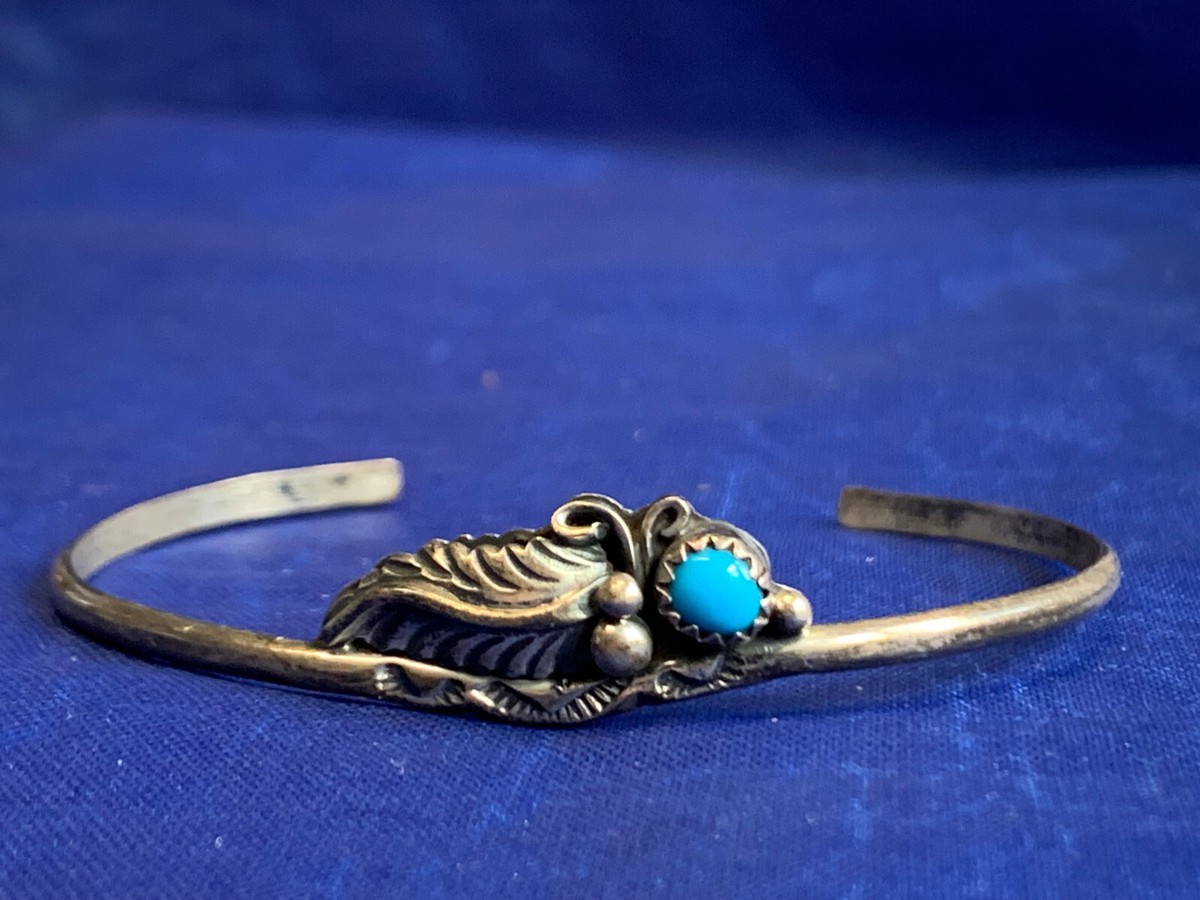 アクセサリー jj Sterling Silver Signed JJ Bracelet 5.67g Fine Jewelry Blue