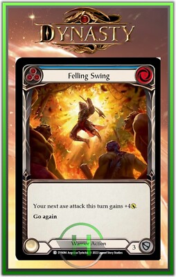 Felling Swing Blue - FAB:Dynasty - DYN084 - Offizielle englische Karte NM/M
