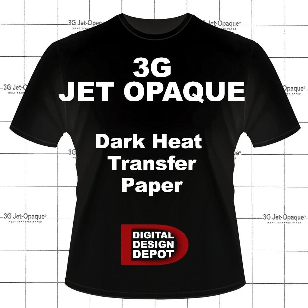 Neenah 3G Jet Opaque Inkjet Heat Transfer Paper for Dark Shirts, 3g Jet