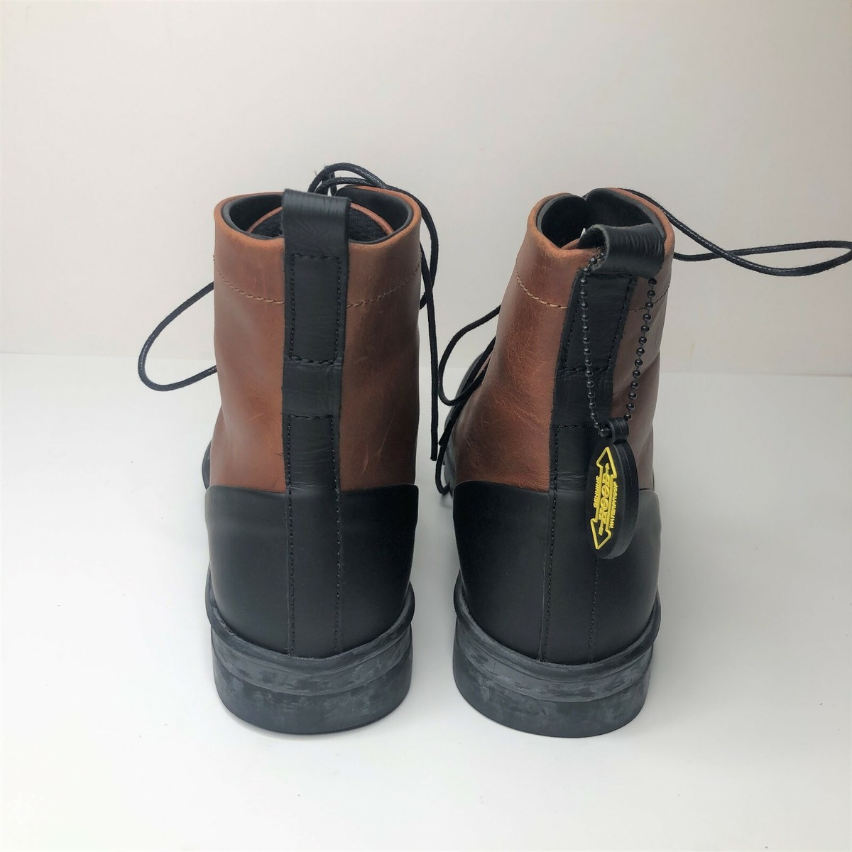 Radix Lab Hood Wurkshu Brown Leather Mens Combat Boots, Size US 10 Radix Lab Hood Wurkshu Brown Leather Mens | Mercari main image 3