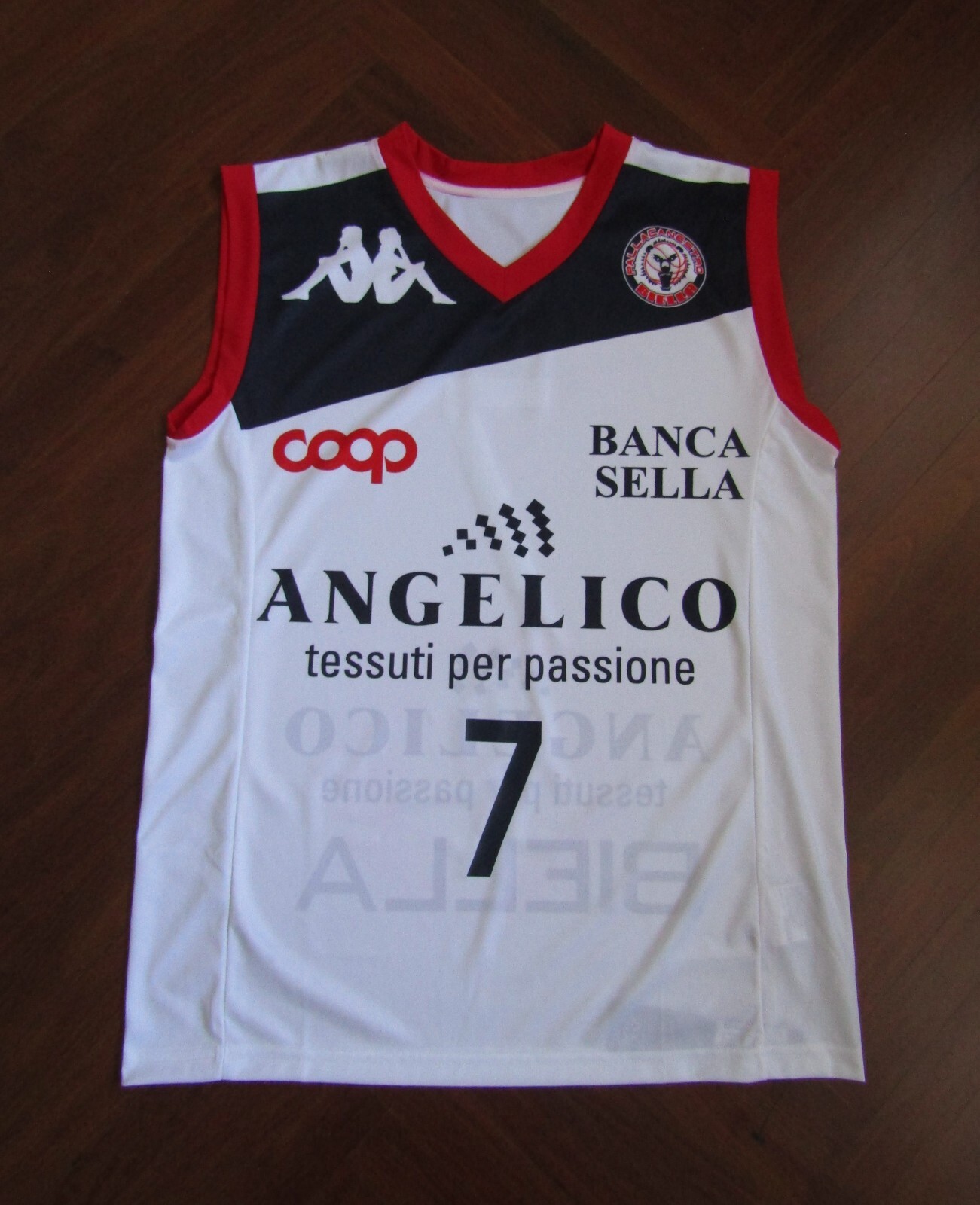 Maglia basket SORAGNA BIELLA canotta maillot jersey trikot BENETTON TREVISO FILA