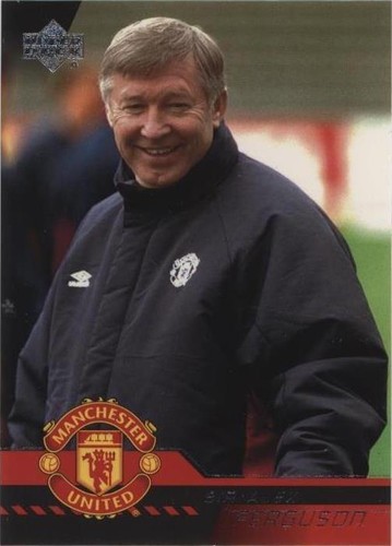 Sir Alex Ferguson Platinum Artist Signed 