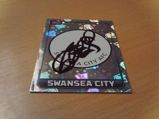 signed swansea city badge by ex player scott sinclair