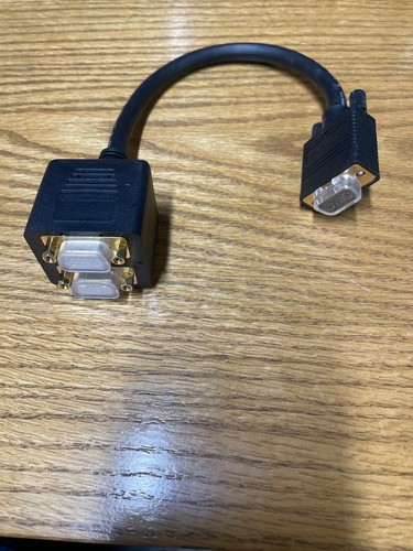 StarTech 1 ft Male VGA Split to 2 Female VGA High Density DB15 VGASPL1VV - Picture 4 of 4