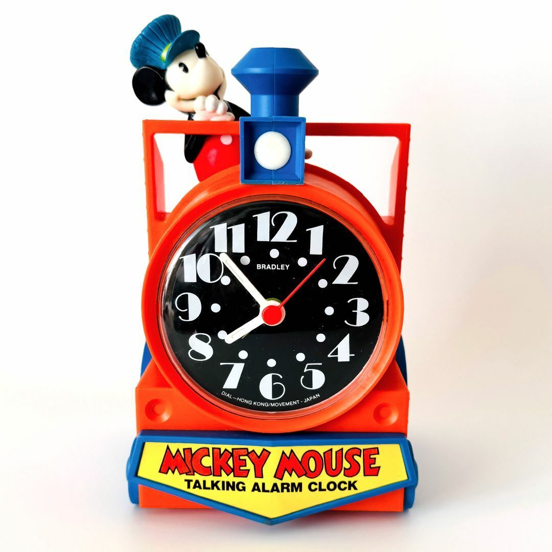 【動作OK】BRADLEYその① 1960～70年ミッキー ゼンマイ目覚まし時計 Bradley Mickey Mouse /Hand-Wound 1970 /Alarm Clock | eBay