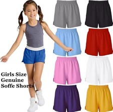 Soffe GIRL'S Size Cheerleading Dance Gym Cheer Shorts Free Ship B037