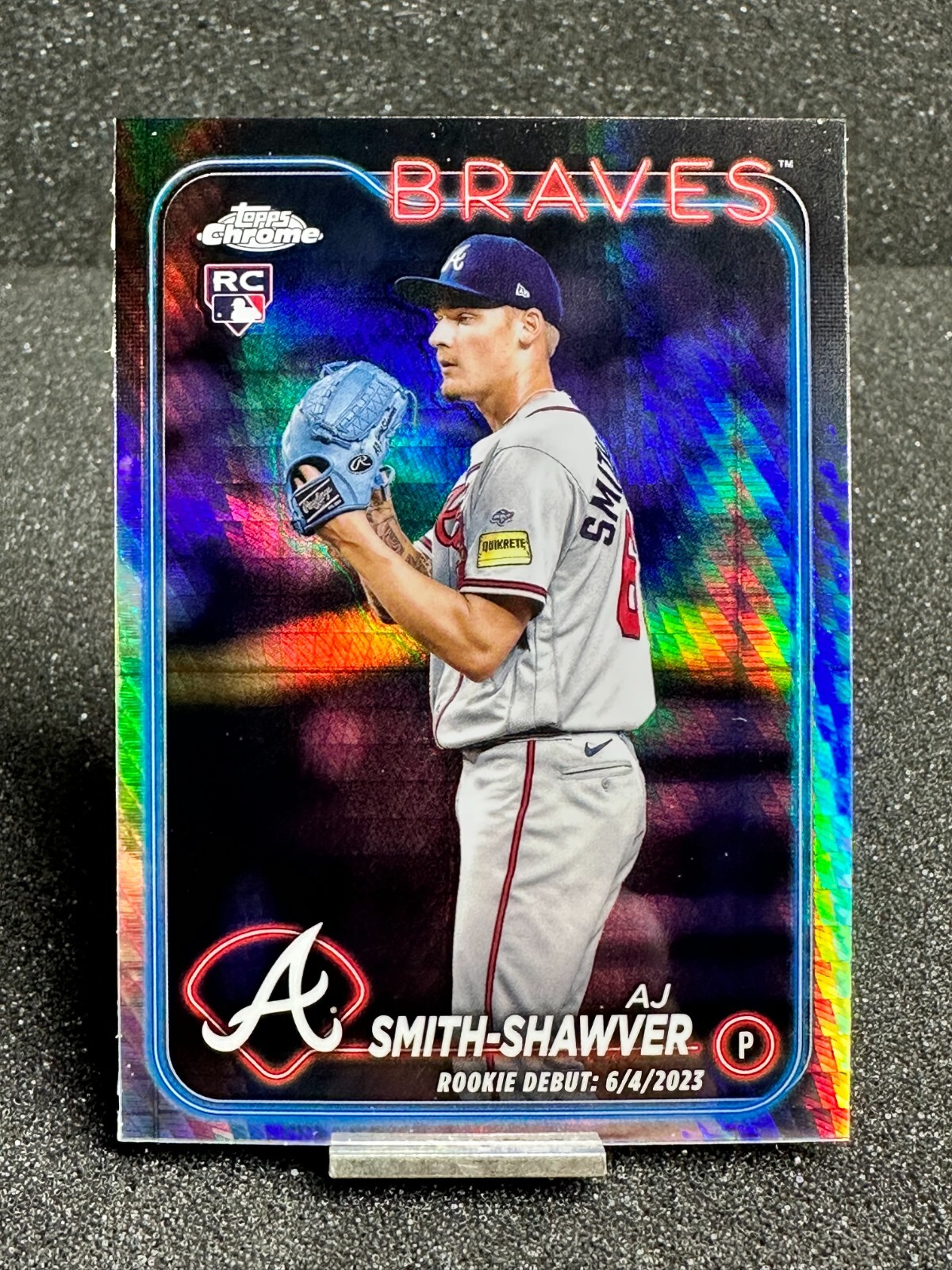 2024 Topps Chrome Update Prism Refractor AJ SMITH-SHAWVER RC #USC87