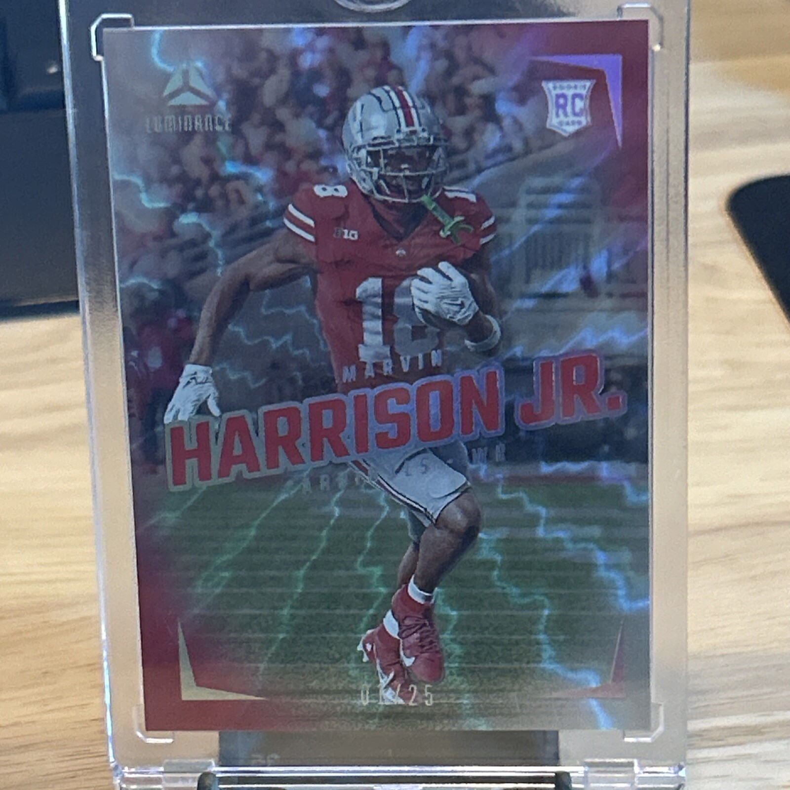 2024 Luminance Marvin Harrison Jr.  #104 RED FIRST PRINT 1/25! Color Match 🔥🔥