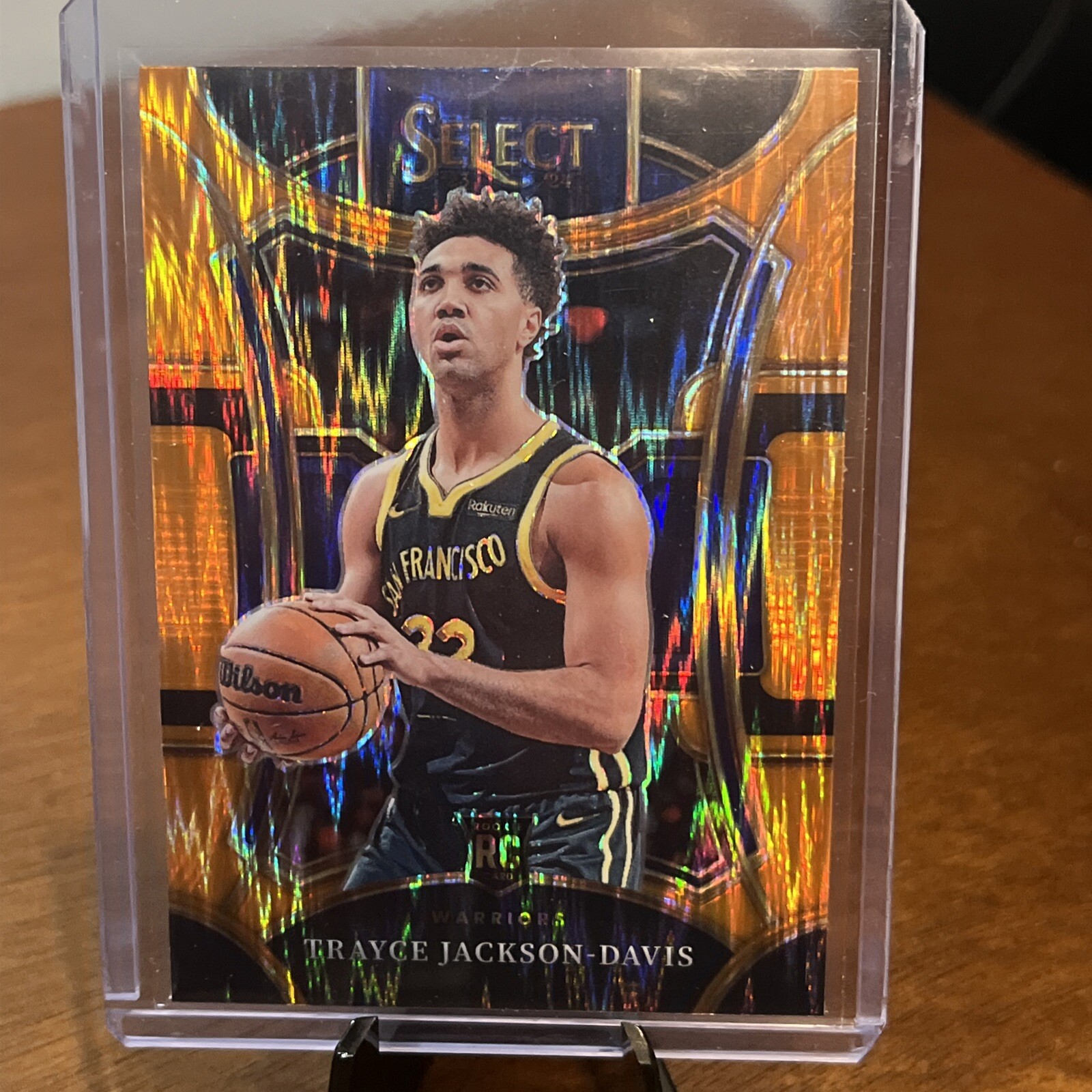 Trayce Jackson Davis 2023-24 Select Mezzanine Level Rookie RC Orange Flash #329