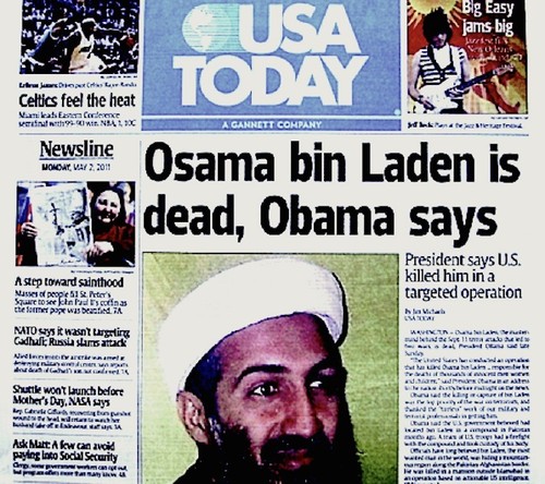 USA Kills Bin Laden 2011 Newspaper USA Today 5/2/11 WTC 9/11 Al Qaeda Rare VTG - Picture 2 of 2