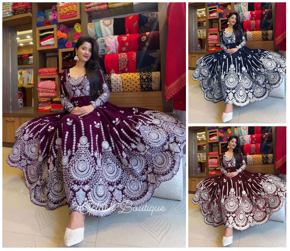 Long frock clearance suits