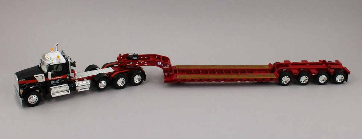 DCP 1:64 *MAMMOET* Kenworth W990 Day Cab HEAVY HAUL w/LOWBOY