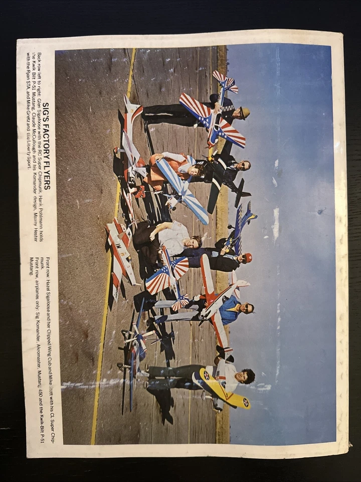 Vintage 1970’s Sig Manufacturing Model Airplane Catalog No. 31 - Image 4 of 4