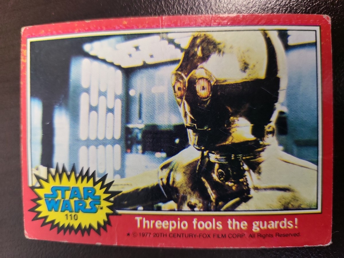 1977年製!STAR WARSカード·ソロ&レイア·2枚セット② 1977 Topps Star Wars Red Border Series 2 Partial Trading