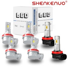 For Lexus CT200h 2011-2017 LED Headlight Fog Light Bulbs HB4 H11 Hi/Low Beam