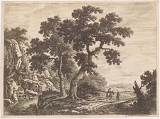 Johann Christoph Dietzsch "Landscape", Etching, 1750/1768 (1)