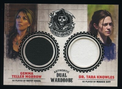 2014 Cryptozoic Sons of Anarchy 1-3 #DM2 Morrow/Knowles Dual Wardrobe Card