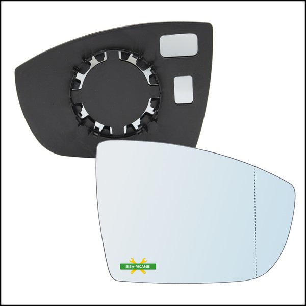 Platte RüCkspiegel AsphäRische Linse Seite Dx-Passeggero FüR Ford C-Max Ii ( Dxa-image