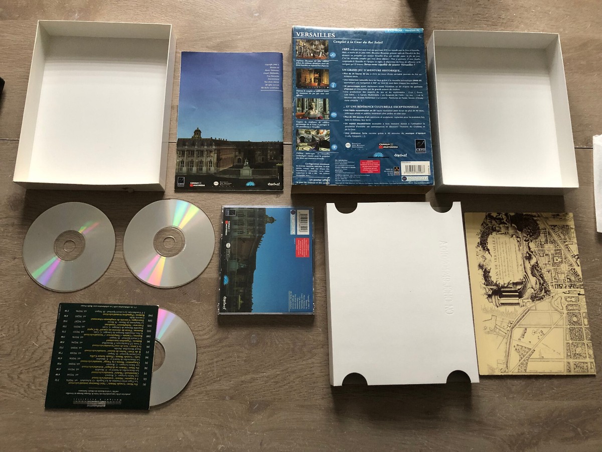 Jeu PC : Versailles - Complot à La Cour Du Roi Soleil (Big Box) - Complet, Bon état