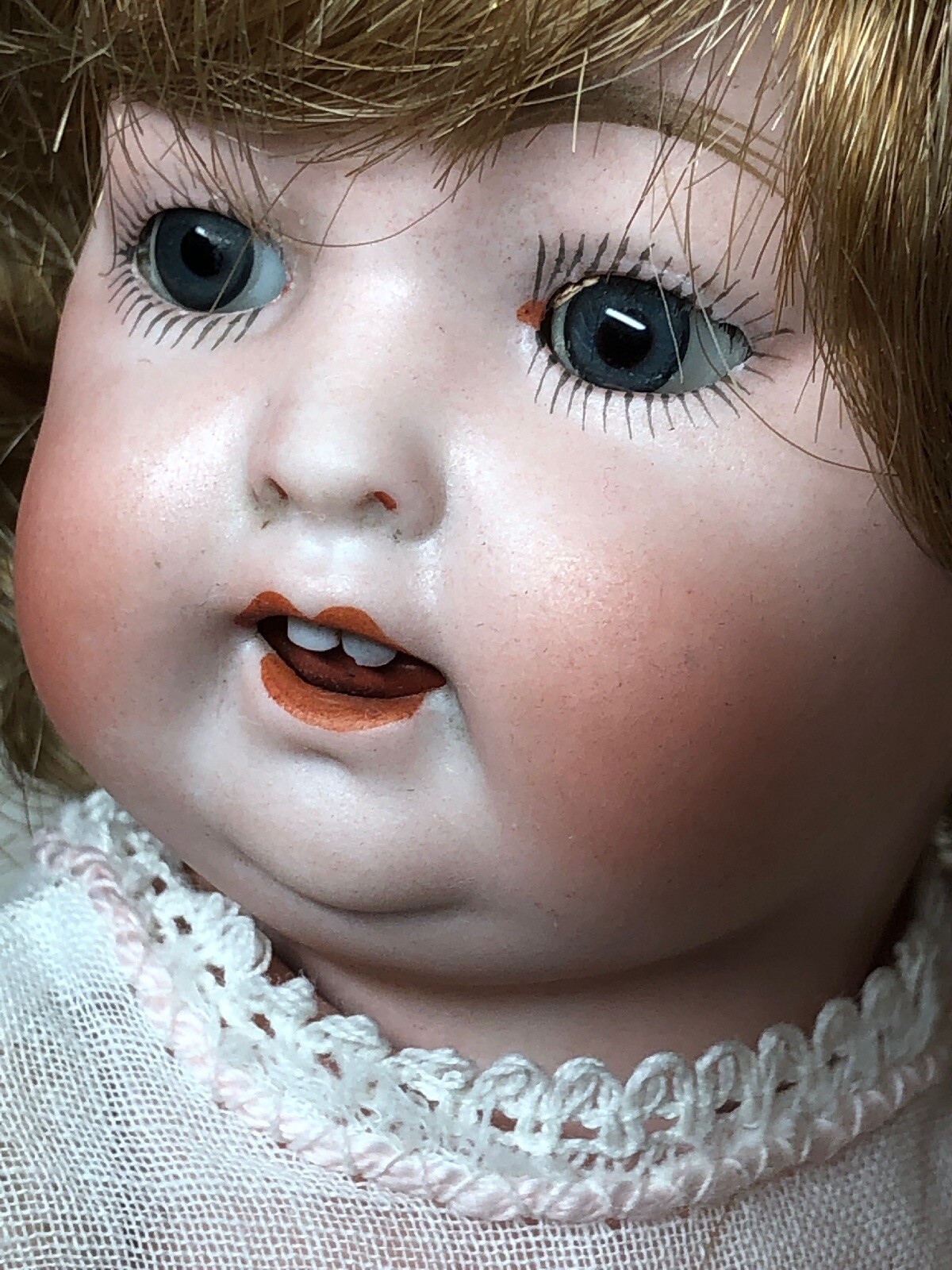 10” Antique Germany Bisque Head Compo Body Doll Ernest Heubach 267