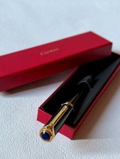NEW Cartier VIP AD Gift Yellow Gold Finish Santos Rollerball Pen, Refillable