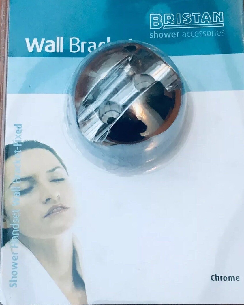 Bristan shower head holder Chrome New Retro Fit Fixed Wall Bracket