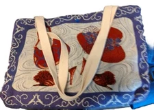 Red Hat Society Paint The Town Red Tapestry Tote Manual Woodworkers & Weavers 