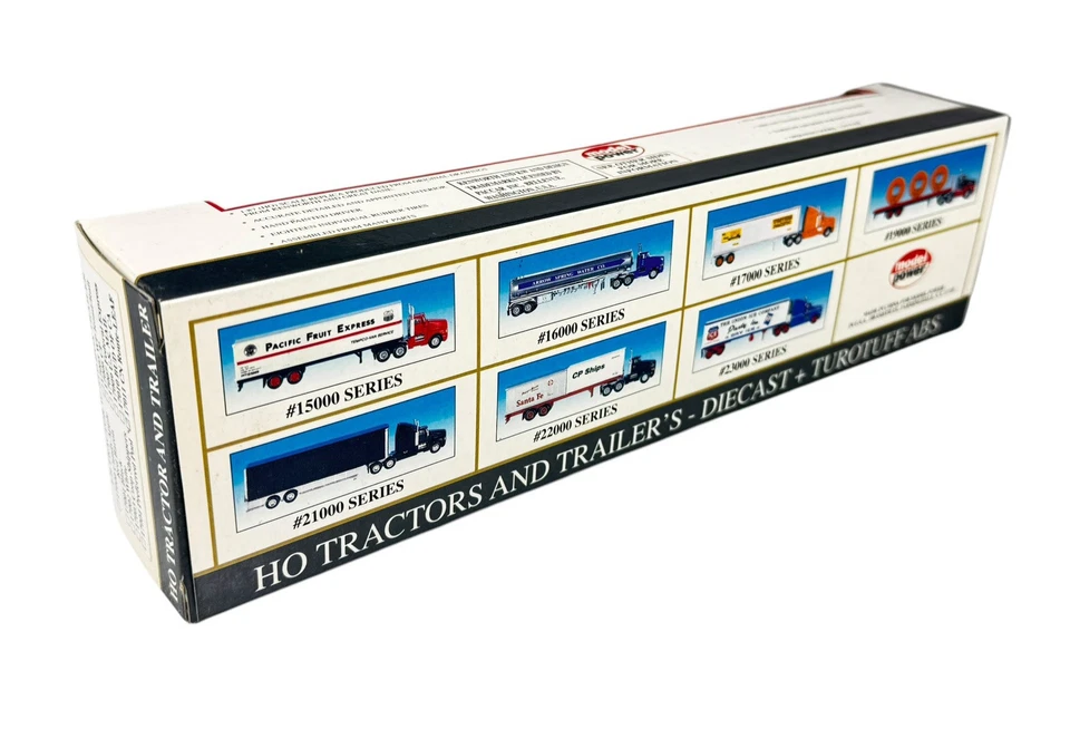 #17011 Model Power HO 1/87 Canadian National Route Semi Truck w/Box Trailer - Image 3 of 3