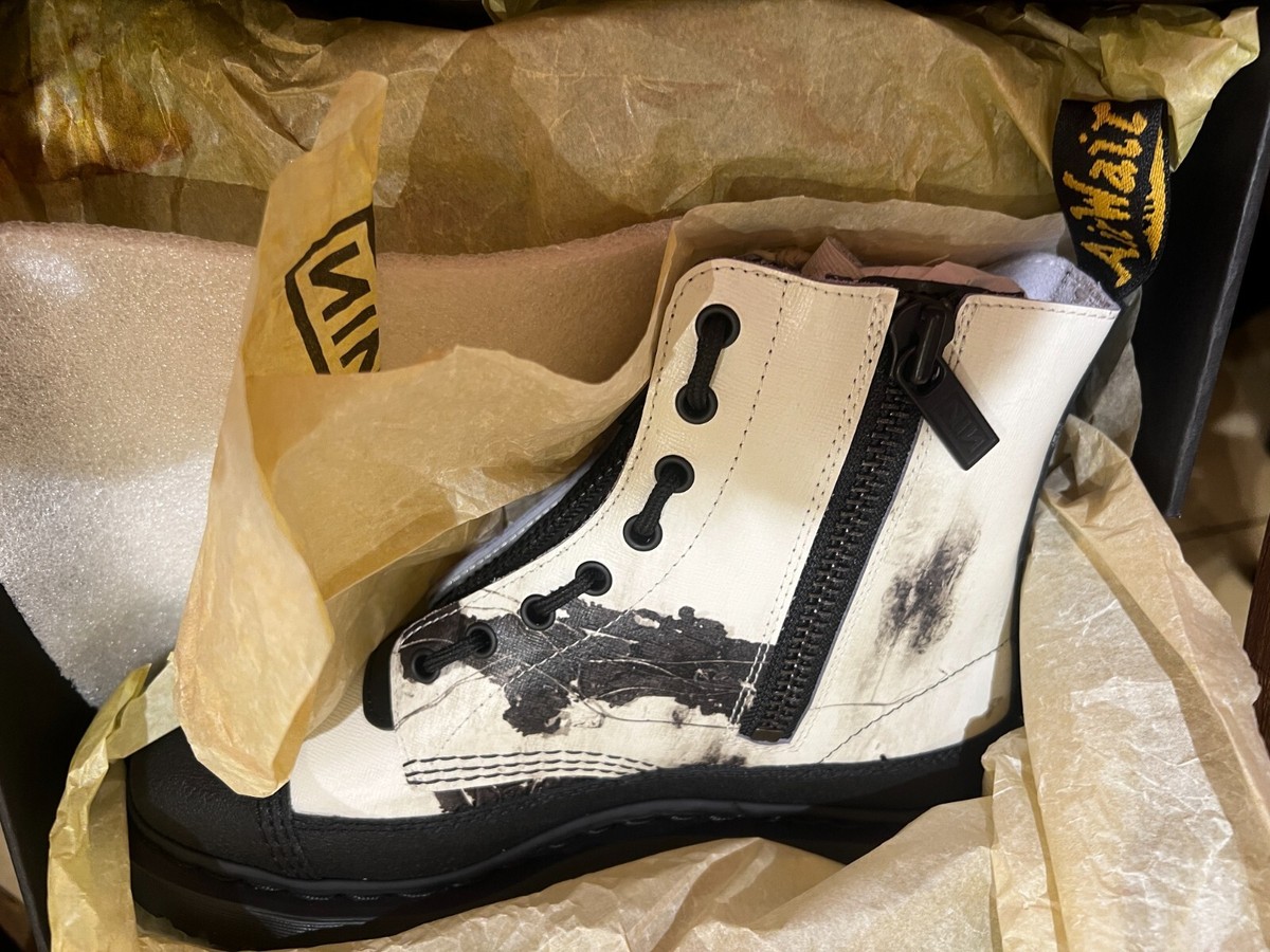 Dr. Martens x Nine Inch Nails 1460 Backhand Leather Boots Dr. Martens x Nine Inch Nails 1460 Backhand Leather Boots