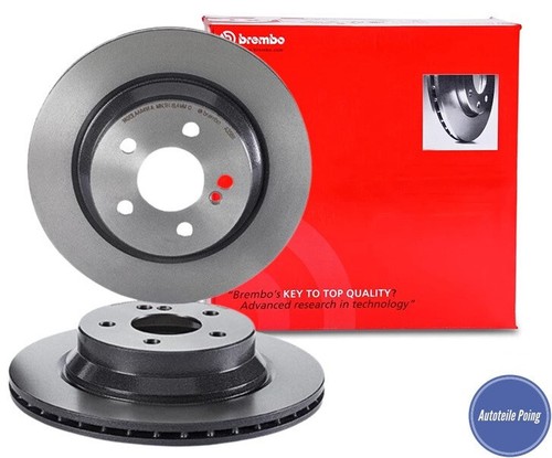 BREMBO BREMSENSET KOMPLETT VORNE & HINTEN MERCEDES BENZ E250 E300 E350 W212 S212 - Afbeelding 3 van 9