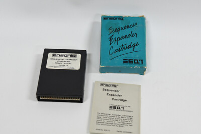 Ensoniq ESQ-1 SQX-10 Sequencer Expander Cartridge with Box & Manual
