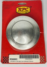 RPC R5600C Chrome Aluminum Horn Button CNC 67-94 GM New Sealed