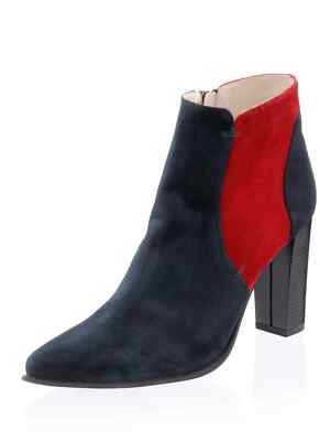 ALBA MODA STIEFELETTEN LEDER DAMEN SCHUHE 40 6,5